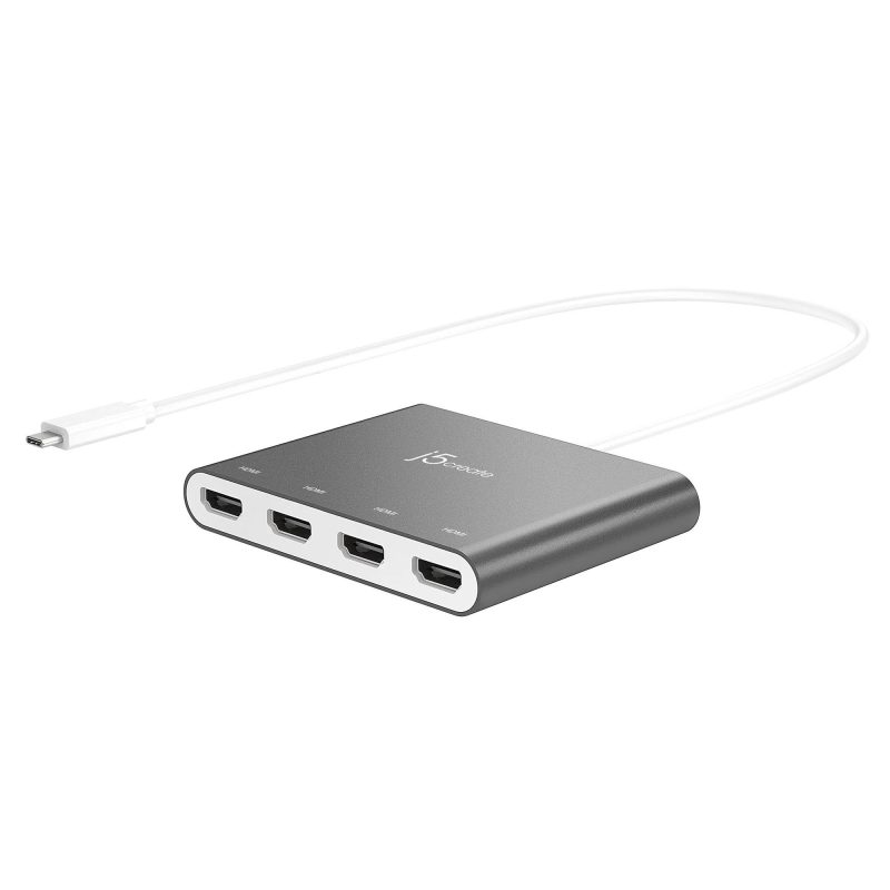 Адаптер j5create JCA366, За 4 монитора, USB-C - 4 x HDMI - Image 3