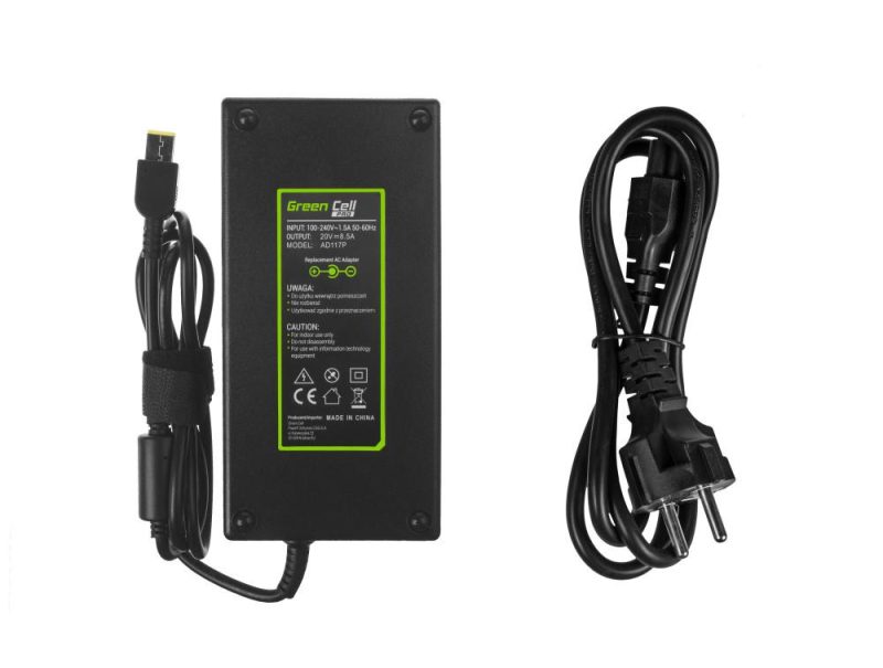 Захранване за лаптоп GREEN CELL, PRO Charger / AC Adapter 20V 8.5A 170W for Lenovo Legion 5-15 15ARH05 15IMH05 17IMH05 Y530-15 Y540-15IRH Y540-17 Y720 - Image 4