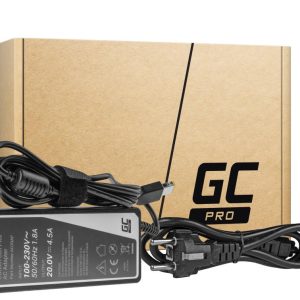 Захранване за лаптоп GREEN CELL, PRO Charger / AC Adapter 20V 4.5A 90W for Lenovo G500 G500s G510 Z51-70 IdeaPad Z510 Z710 ThinkPad T440s T460p T470p
