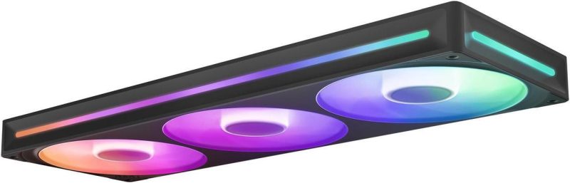 Комплект вентилатори NZXT F360 Black RGB Core - Image 3