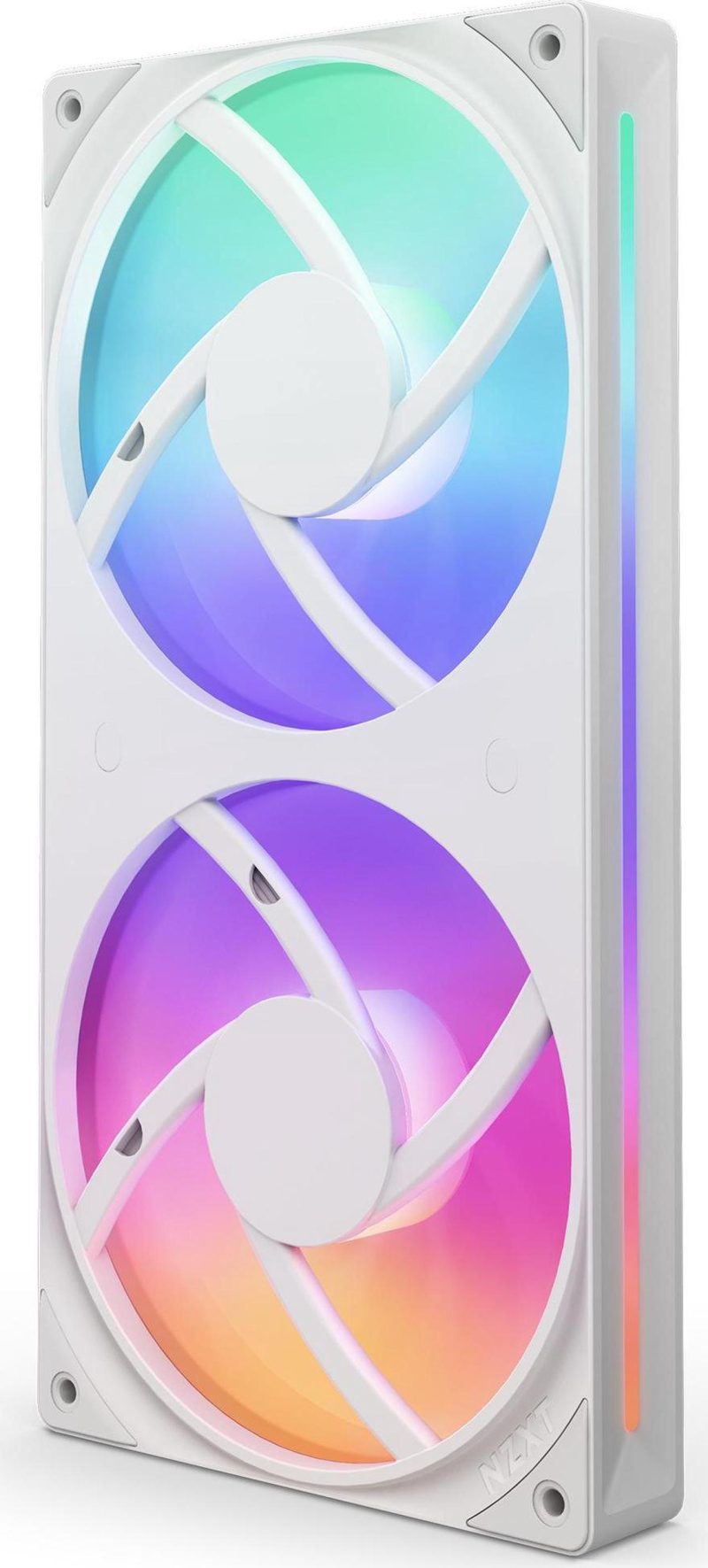 Комплект вентилатори NZXT F240 White RGB Core - Image 2