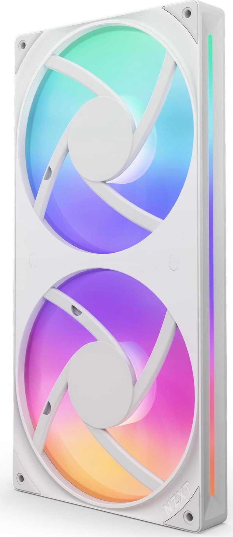 Комплект вентилатори NZXT F280 White RGB Core - Image 2