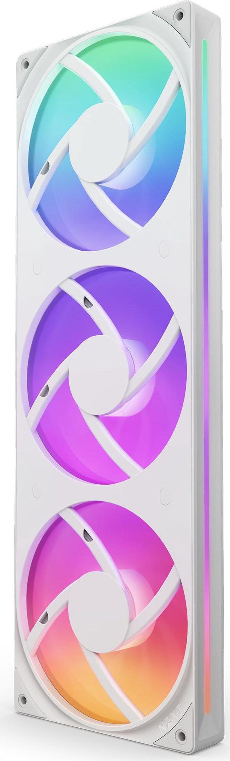 Комплект вентилатори NZXT F360 White RGB Core - Image 2