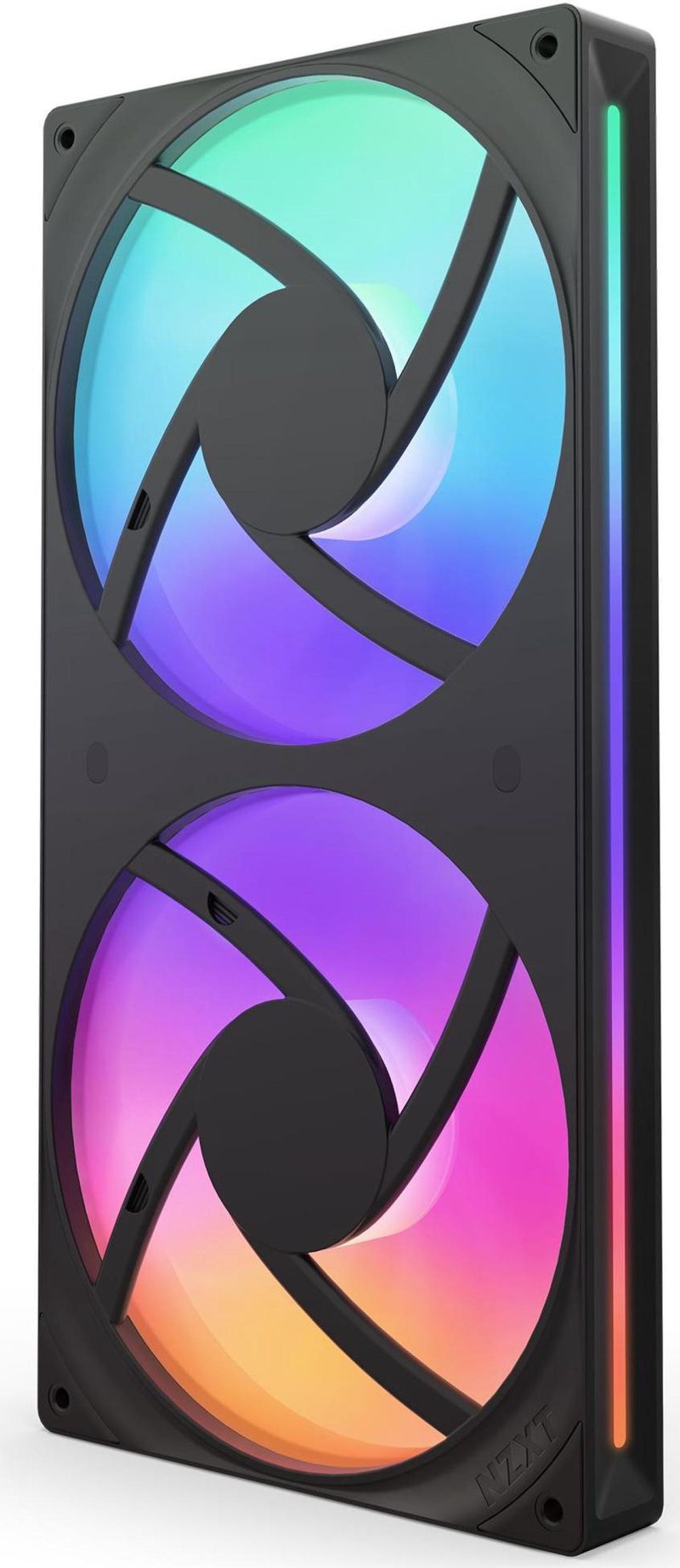 Комплект вентилатори NZXT F280 Black RGB Core - Image 2
