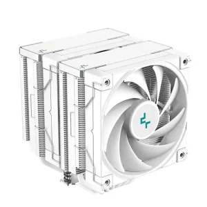 Охладител за процесор DeepCool AK620 WH - Dual-Tower, Бял, LGA1700/AM5