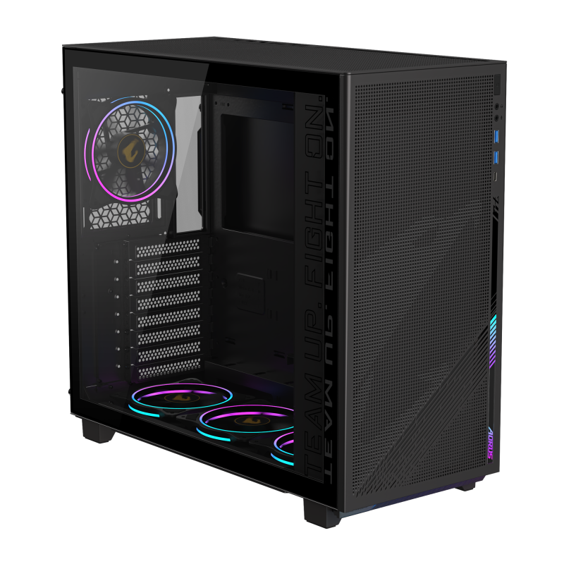Кутия Gigabyte AORUS C400 GLASS - Mid Tower - Image 2