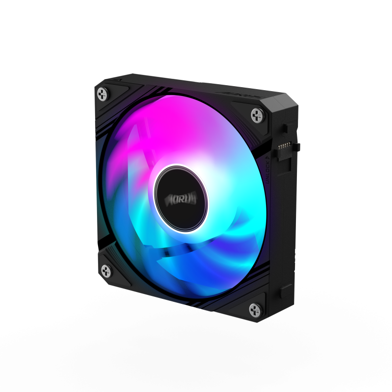 Вентилатор GIGABYTE AORUS EZ CHAIN 120 Black ARGB - Image 2