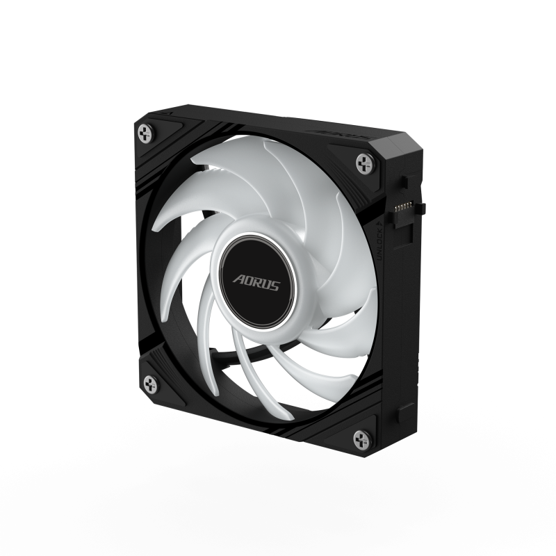 Вентилатор GIGABYTE AORUS EZ CHAIN 120 Black ARGB - Image 4