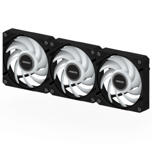Комплект вентилатори GIGABYTE AORUS EZ CHAIN 120 Black 3-Pack ARGB - Image 5