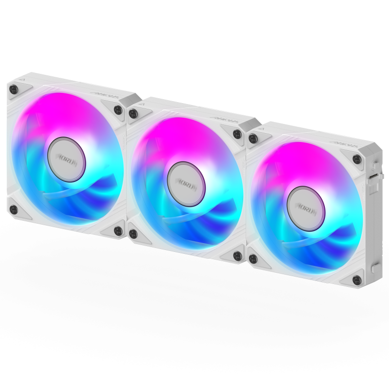 Комплект вентилатори GIGABYTE AORUS EZ CHAIN 120 ICE 3-Pack ARGB - Image 3