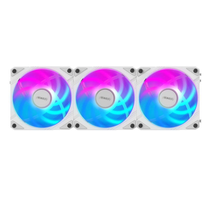 Комплект вентилатори GIGABYTE AORUS EZ CHAIN 120 ICE 3-Pack ARGB - Image 4