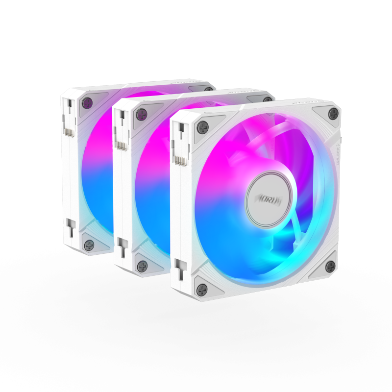 Комплект вентилатори GIGABYTE AORUS EZ CHAIN 120 ICE 3-Pack ARGB - Image 2