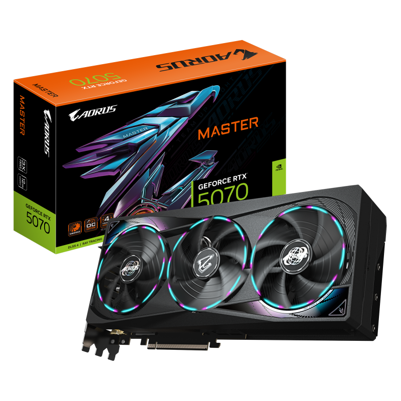 Видео карта GIGABYTE AORUS RTX 5070 MASTER 12GB GDDR7 - Image 9