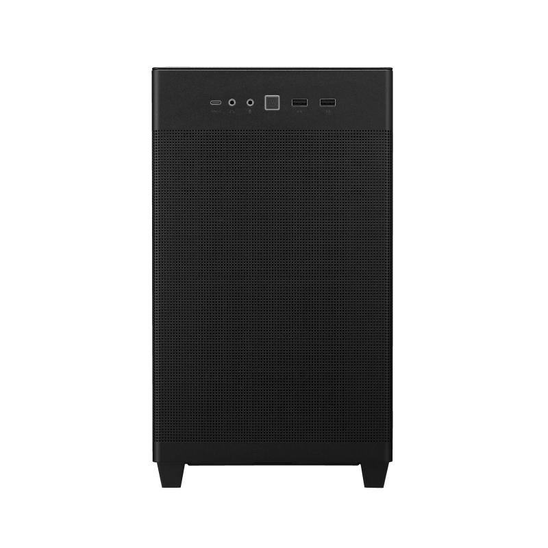 Кутия ASUS PRIME AP201 Tempered Glass, Micro ATX - Black - Image 4