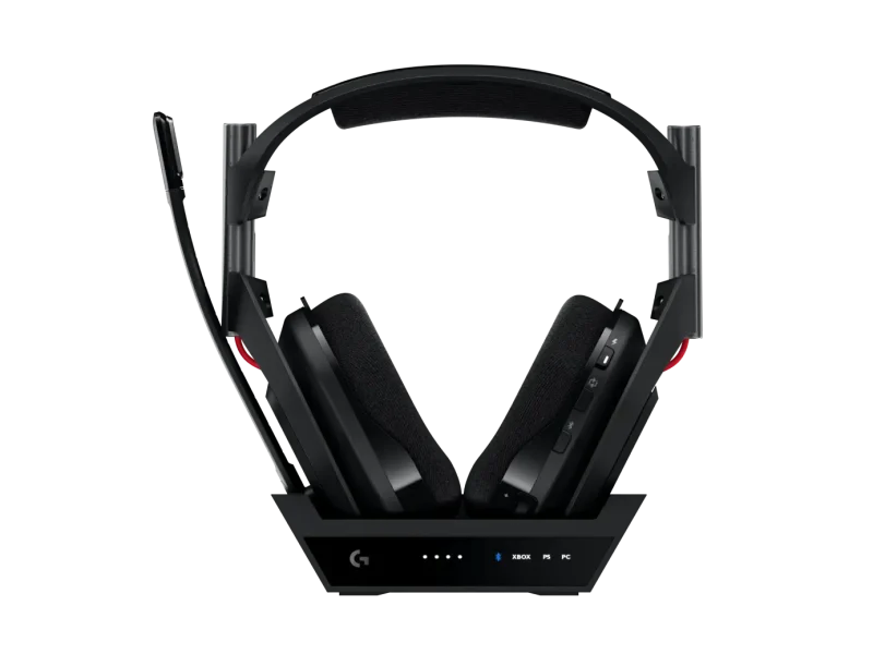 Logitech Astro A50 Lightspeed безжични слушалки със станция , черни - Image 2