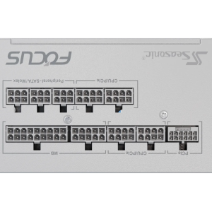 Захранващ блок SEASONIC FOCUS GX-750 White - 750W 80+ Gold, ATX 3.1, PCIe 5.1, Fully Modular - Image 7