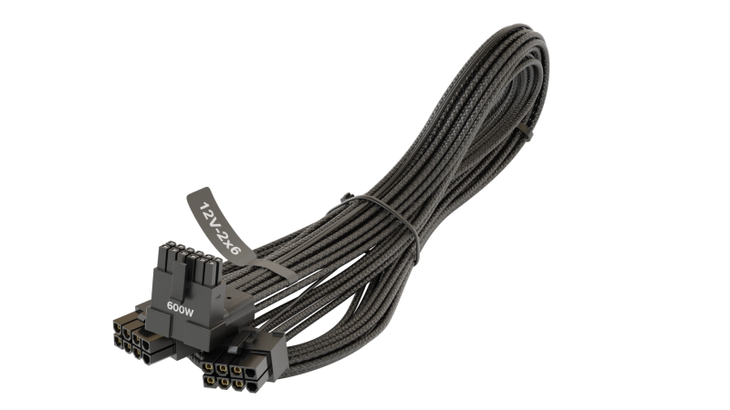 Кабел Seasonic 90° 12VHPWR 600W 16-Pin към 2x8 Pin за Seasonic захранвания - Image 3