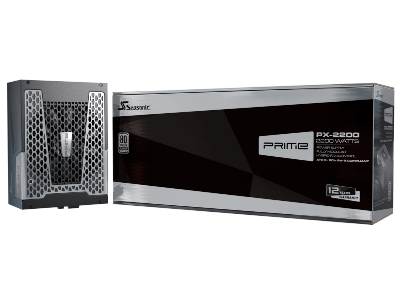 Захранващ блок Seasonic PRIME PX 2200W 80+ Platinum, ATX 3.1 - Full Modular - Image 11