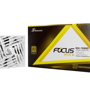 Захранващ блок SEASONIC FOCUS GX-1000 White - 1000W 80+ Gold, ATX 3.1, PCIe 5.1, Fully Modular - Image 9