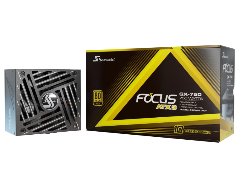 Захранващ блок SEASONIC FOCUS GX-750 (2024) 750W 80+ Gold, Fully Modular - Image 8