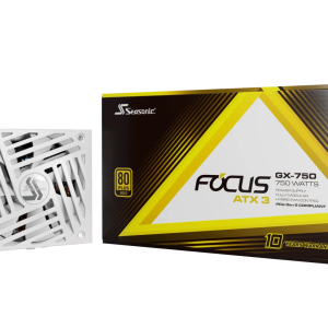 Захранващ блок SEASONIC FOCUS GX-750 White - 750W 80+ Gold, ATX 3.1, PCIe 5.1, Fully Modular - Image 9