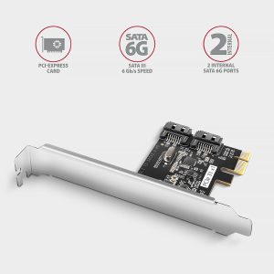 Контролер ESTILLO AXAGON PCES-SJ2, PCI-ex, За 2 бр. вътрешни SATA 6G порта - Image 2