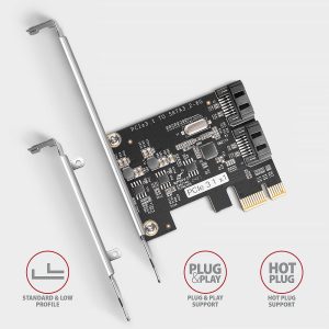 Контролер ESTILLO AXAGON PCES-SJ2, PCI-ex, За 2 бр. вътрешни SATA 6G порта - Image 3