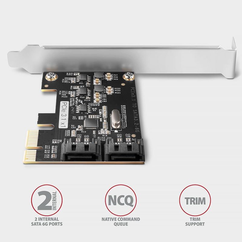 Контролер ESTILLO AXAGON PCES-SJ2, PCI-ex, За 2 бр. вътрешни SATA 6G порта - Image 4