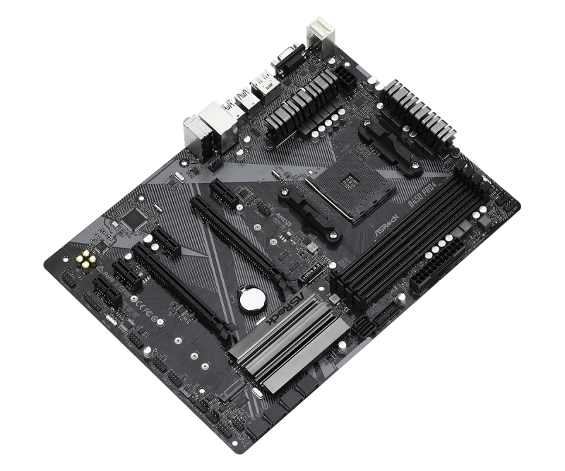 Дънна платка ASRock B450 Pro4 R2.0, AM4, DDR4 - Image 3