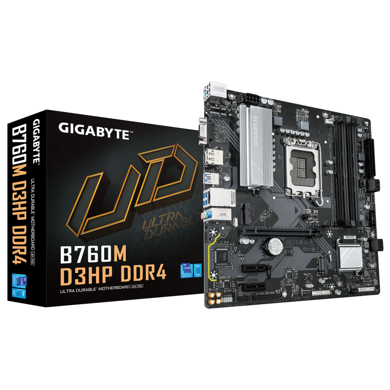 Дънна платка GIGABYTE B760M D3HP DDR4 socket 1700, mATX - Image 4