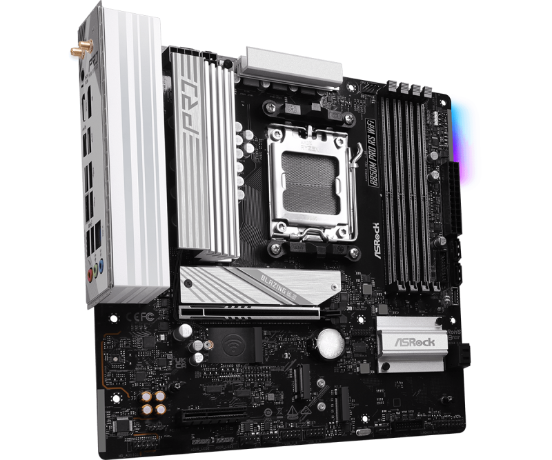 Дънна платка ASRock B850M Pro RS WIFI 6E socket AM5 - Image 2