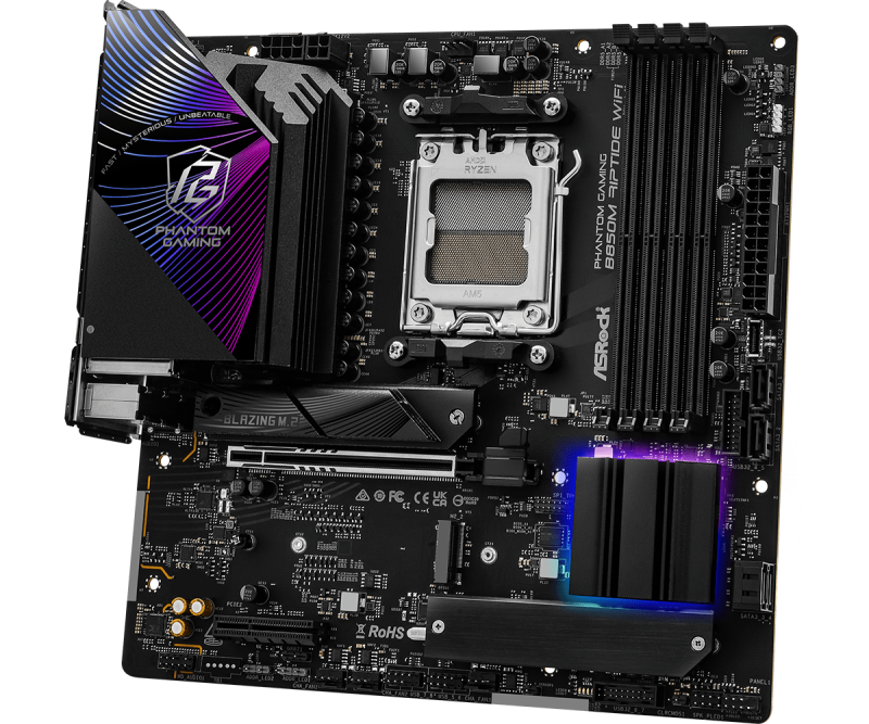 Дънна платка ASRock B850M RIPTIDE WIFI7 socket AM5 - Image 3