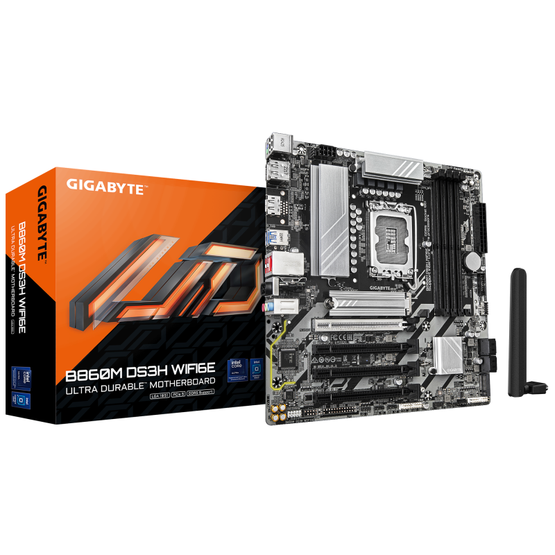 Дънна платка GIGABYTE B860M DS3H WIFI 6E, LGA 1851 - Image 4