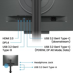 Монитор за програмиране BenQ RD280UA, 28.2", Ergo Stand - Image 4
