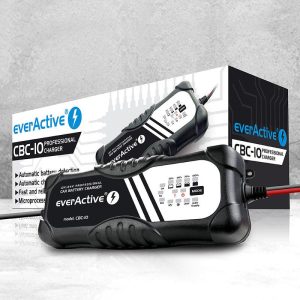 Зарядно процесорно устройство за акумулатор 12V/24V everActive CBC-10 v2  до 10А за автомобили и мотоциклети - Image 4