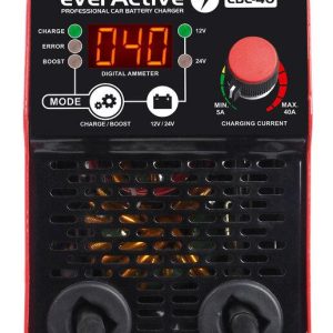 Зарядно токоизправител с инвертор за акумулатори 12V/24V everActive CBC-40  до 40А за UPS, автомобили, мотокари - Image 4