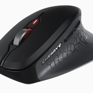 CHERRY Stream ергономична безшумна мишка Comfort, 6 бут, 4000dpi, черна