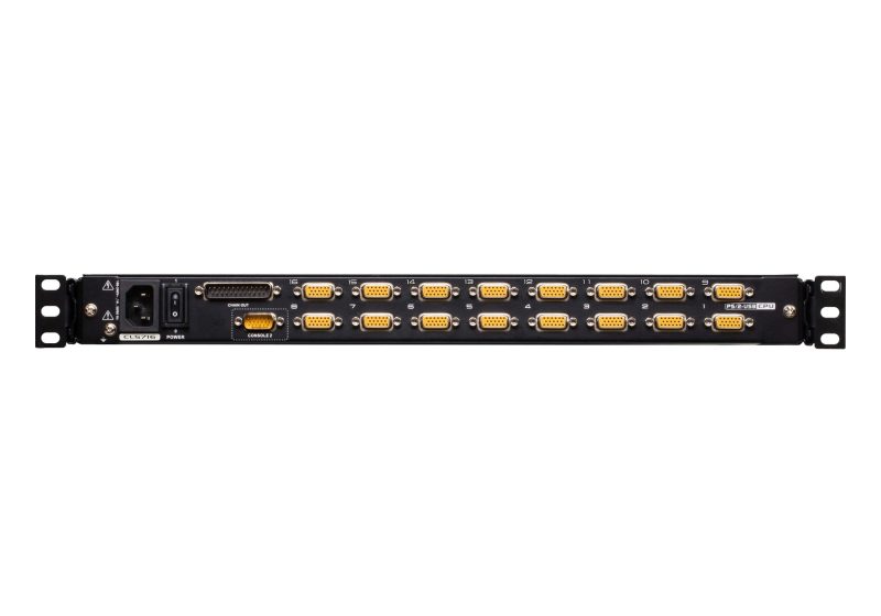KVM Конзола ATEN CL5716M, 17" 16-Port PS/2-USB VGA Single Rail LCD KVM Switch - Image 5