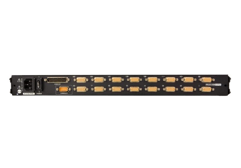 KVM Конзола ATEN CL5716M, 17" 16-Port PS/2-USB VGA Single Rail LCD KVM Switch - Image 4
