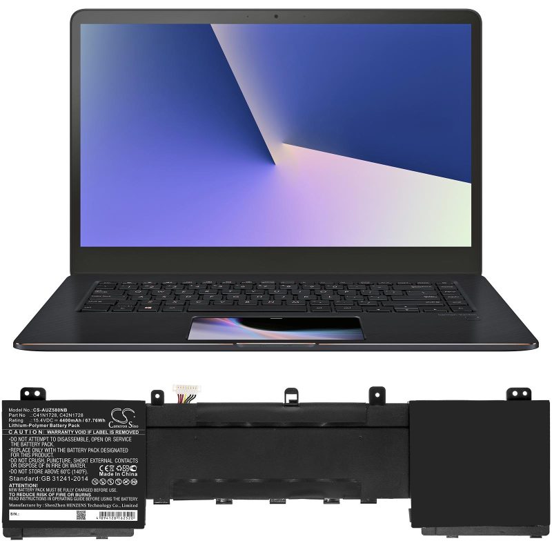 Батерия за лаптоп ASUS ZenBook Pro 15 UX550GD  C41N1728 LiPo 15,4 V 4400mAh  CAMERON SINO - Image 2