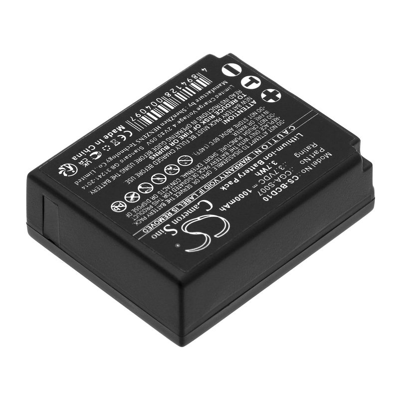 Батерия за апарат Panasonic CGA S007 LiIon 3.7V 1000mAh  Cameron Sino - Image 2