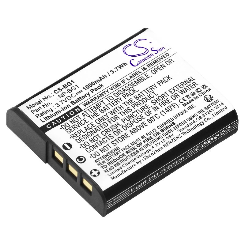 Батерия за апарат SONY NP-BG1 LiIon 3.7V 1000mAh  Cameron Sino - Image 2