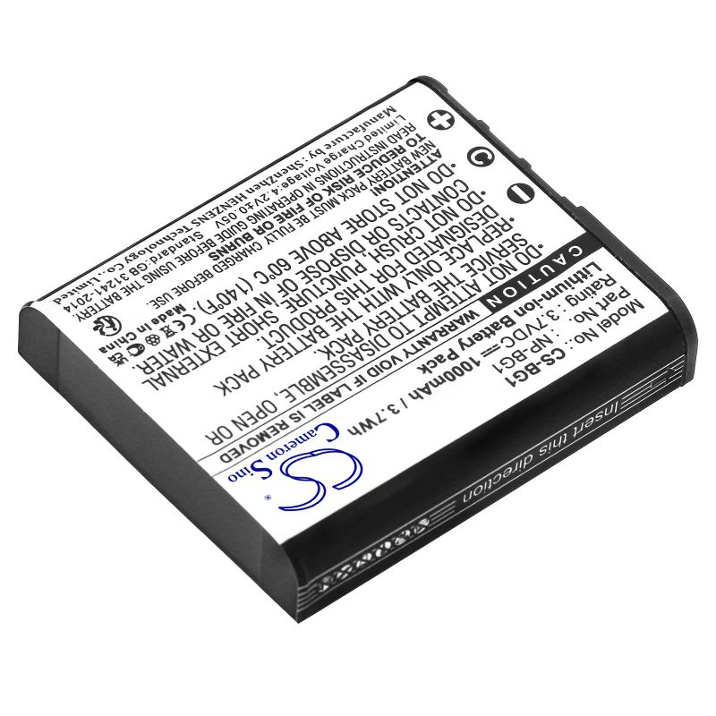 Батерия за апарат SONY NP-BG1 LiIon 3.7V 1000mAh  Cameron Sino - Image 3
