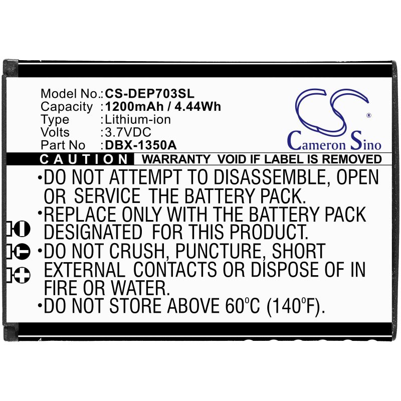 Батерия за мобилен телефон  DORO 7030, 7031, 7080, DFC-0270  DBX-1350A LiIon 3,7V 1200mAh CAMERON SINO - Image 4