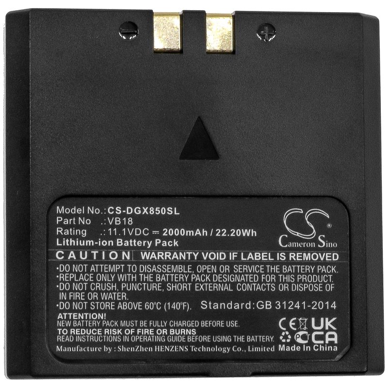 Батерия за светкавица за камера GODOX VB18; Flashpoint VB18  LiIon 11,1v 2000mA Cameron Sino - Image 4