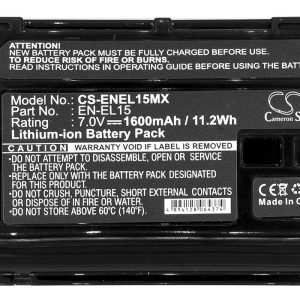 Батерия за апарат NIKON EN-EL15MX  Li-Ion 7V 1600mAh Cameron Sino - Image 2