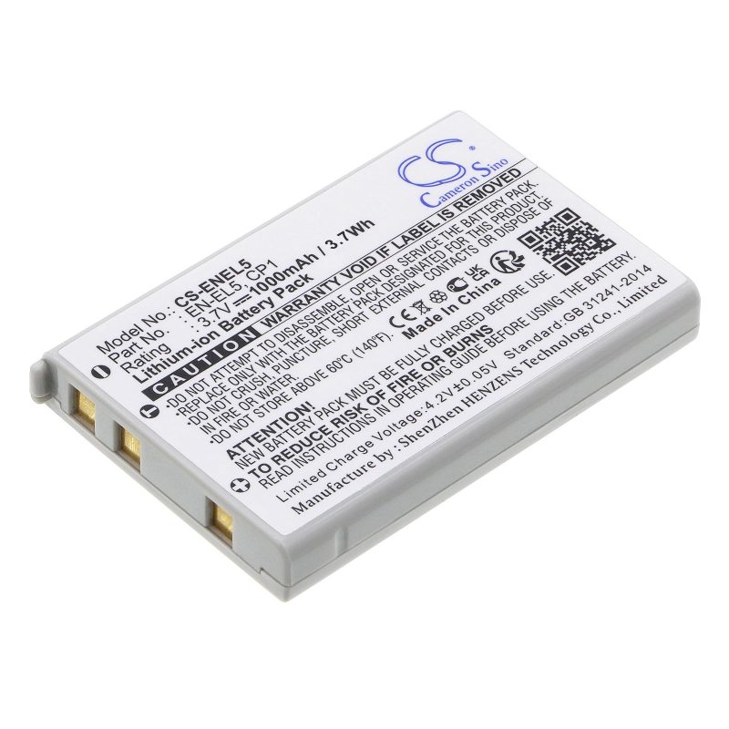 Батерия за апарат NIKON EN-EL5  Li-Ion 3.7V 1000mAh Cameron Sino - Image 2
