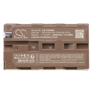 Батерия за камера NPF550MU LiIon 7.2V 2600mAh  Cameron Sino - Image 3