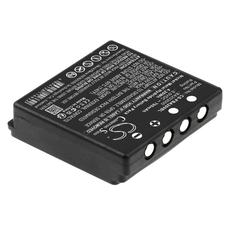 Батерия за дистанционно управление за кран HBC Radiomatic Eco, Micron 4,6  SPECTRUM 1,2 FUB9NM BA209060 NIMH 6V 700mAh черна Cameron Sino - Image 3