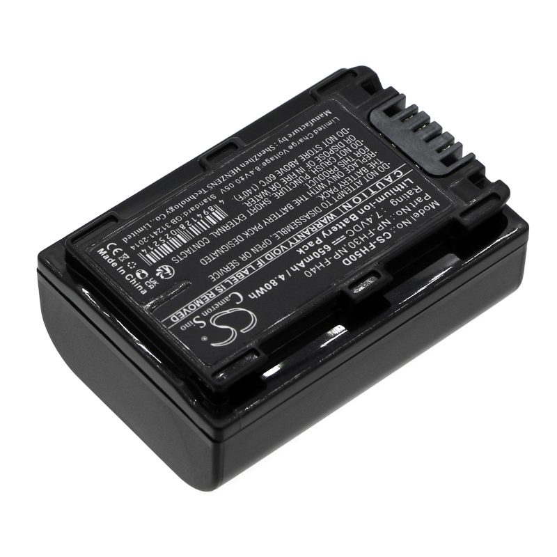 Батерия за фотоапарат /камера SONY NP-FH50D LiION  7,4V 650mAh  Cameron Sino - Image 2